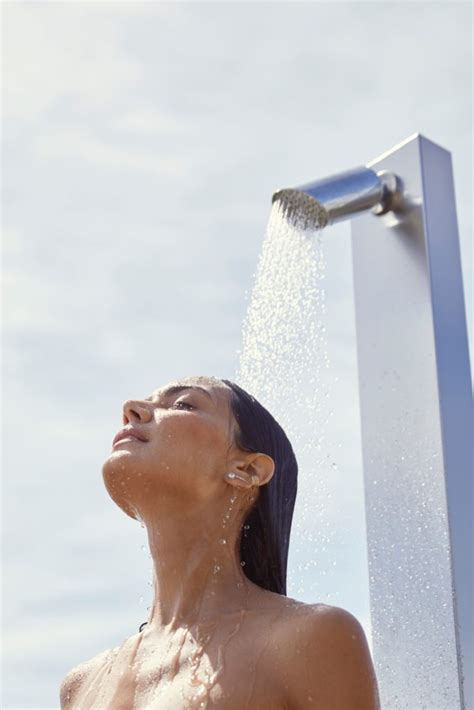 naked at shower